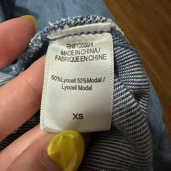 YFB young fabulous and broke wide leg pull on jeans with pockets size XS - Picture 3 of 9